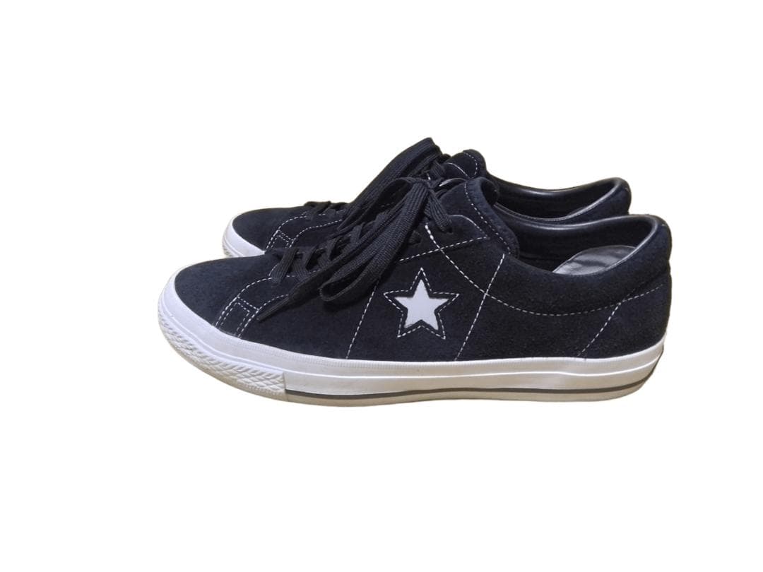 美品★27cm ONE STAR GF SUEDE コンバース ゴルフ ブラック