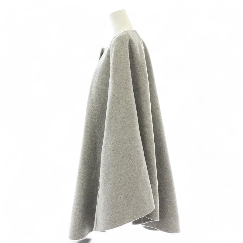 新品同様☆HAUNT☆春先に☆人気完売ダブルフェイスウールケープコート