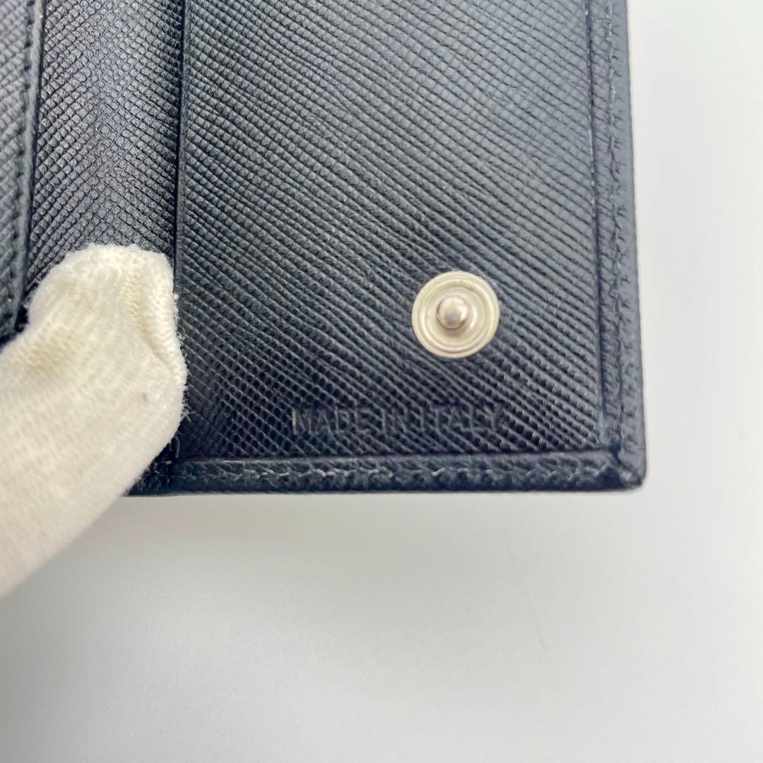 PRADA プラダ　キーケース　レザー　ブラック　管理番号【b107】