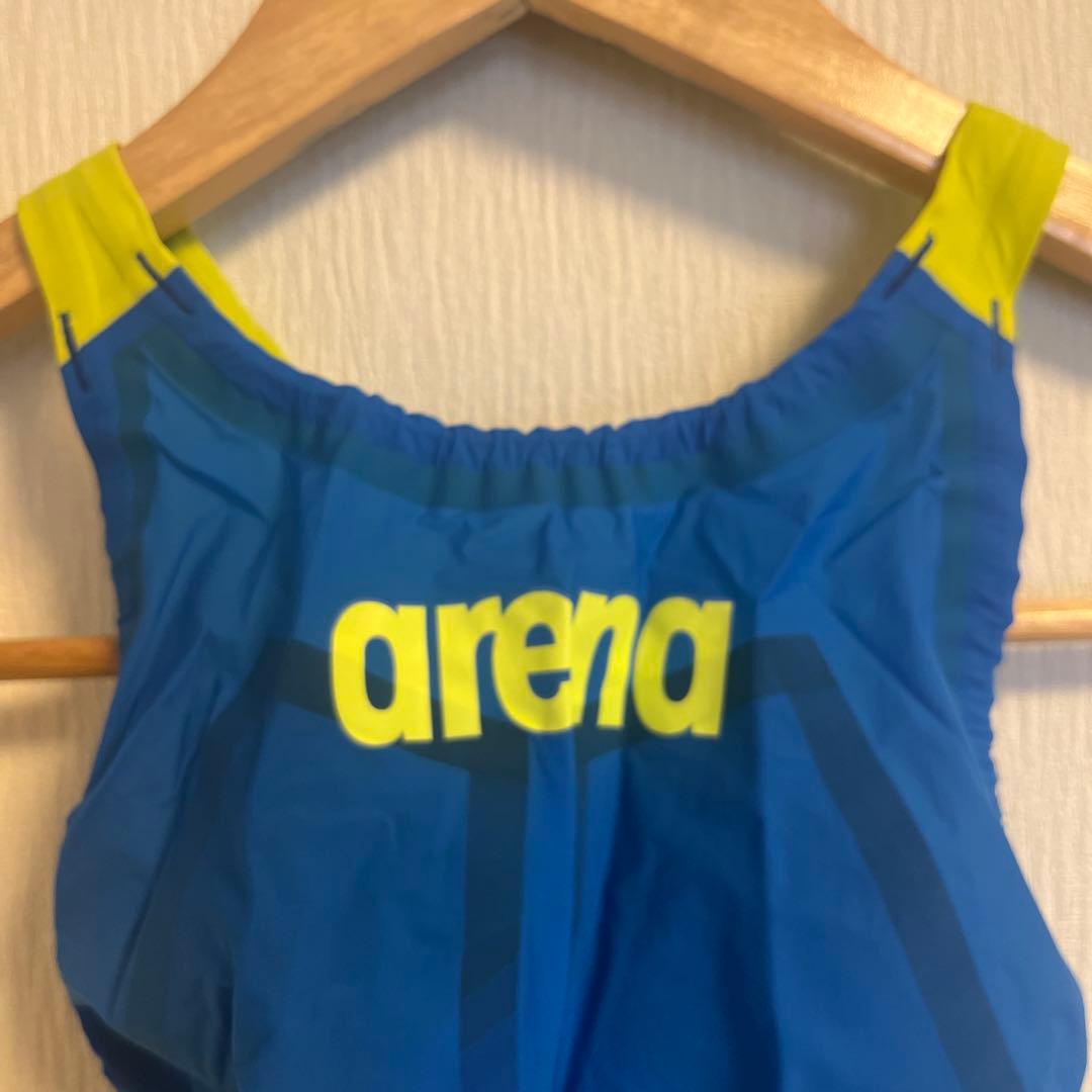 ［期間限定価格］arena Sサイズ競泳用水着 青/黄 高速水着