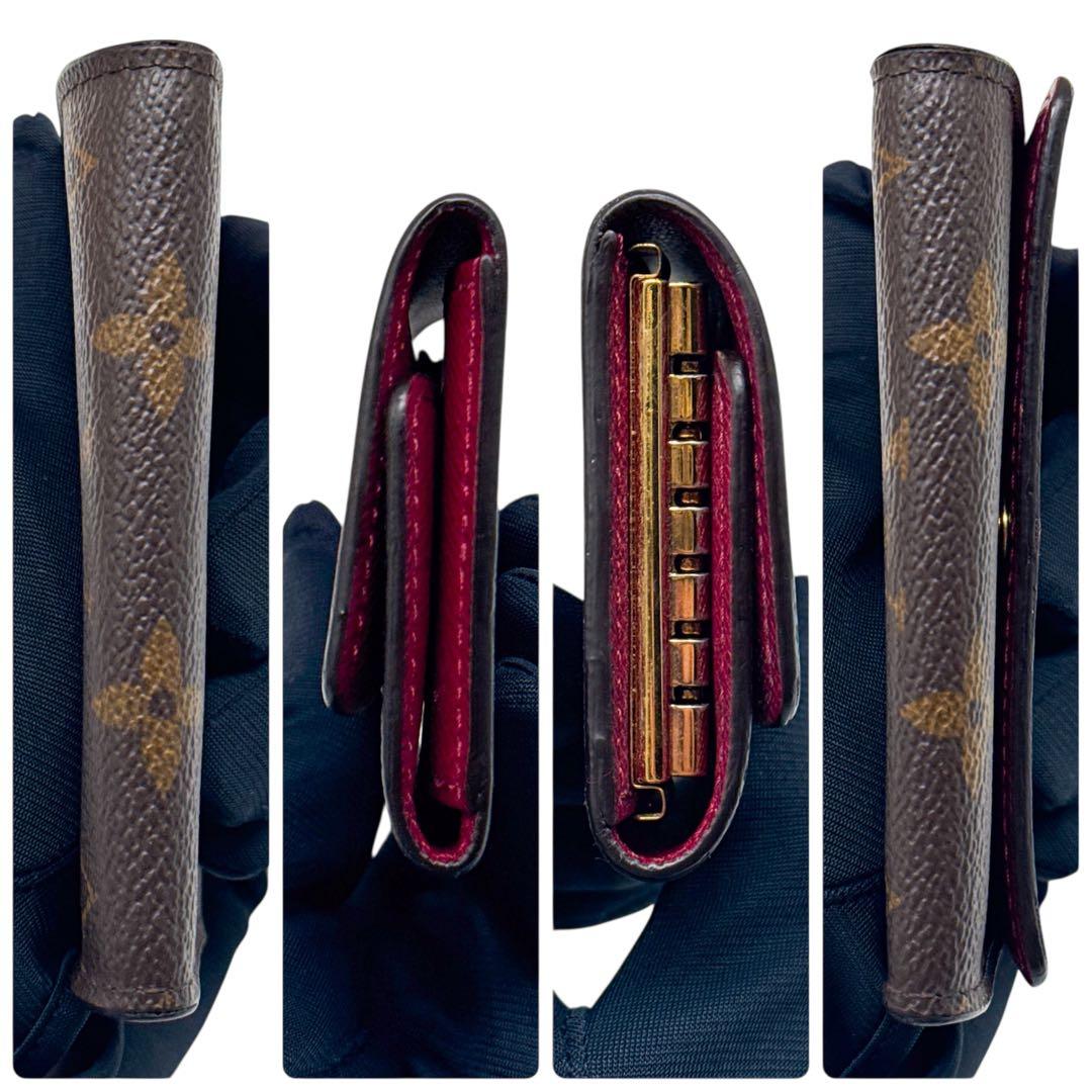 ルイヴィトン モノグラム キーケース キーホルダー ミュルティクレ６ 6連 茶色