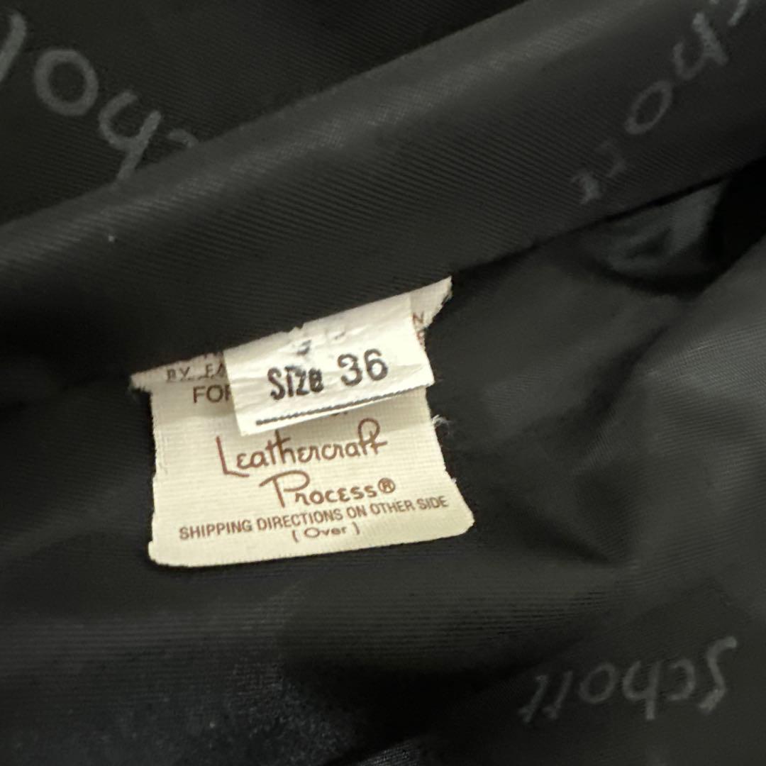 Schott シングルライダース 80s