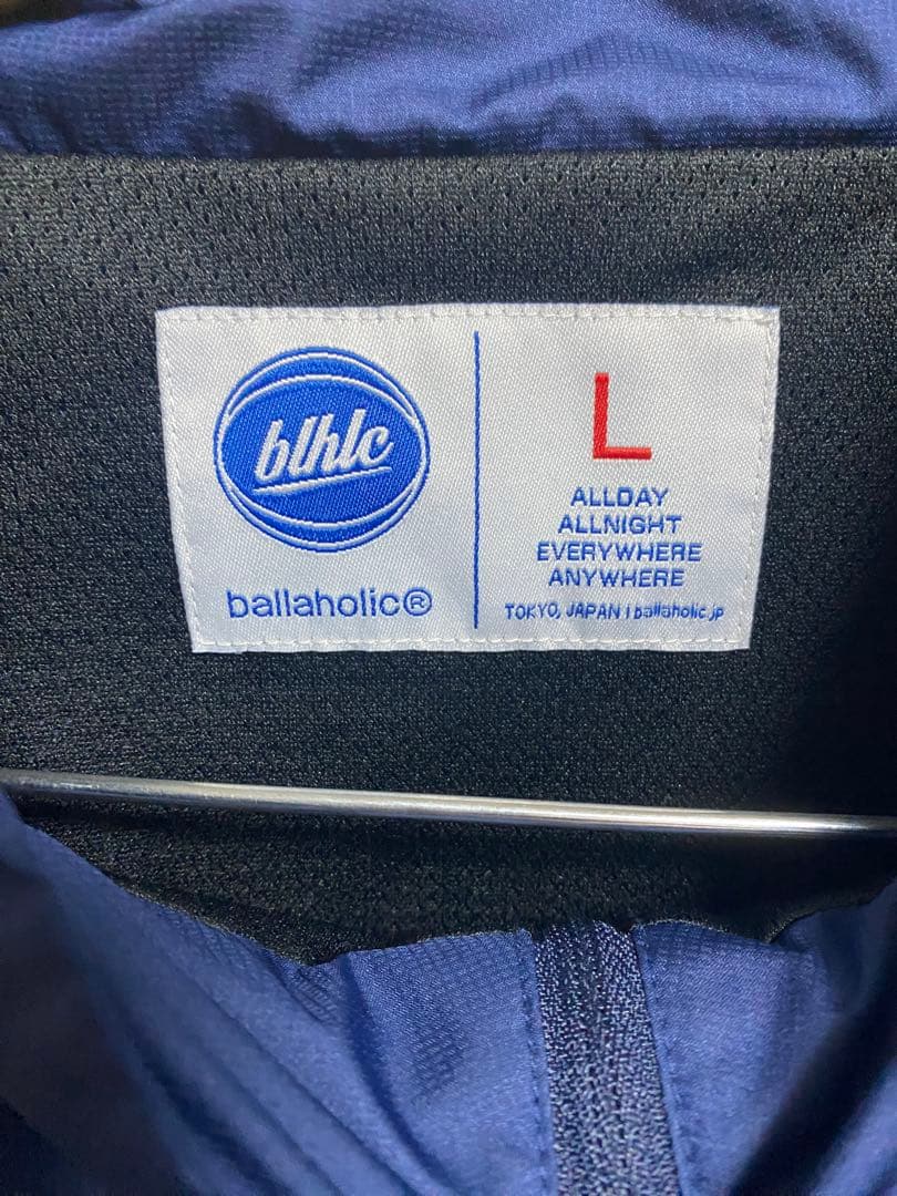 ballaholic ウォームアップウェア L ネイビー セットアップ