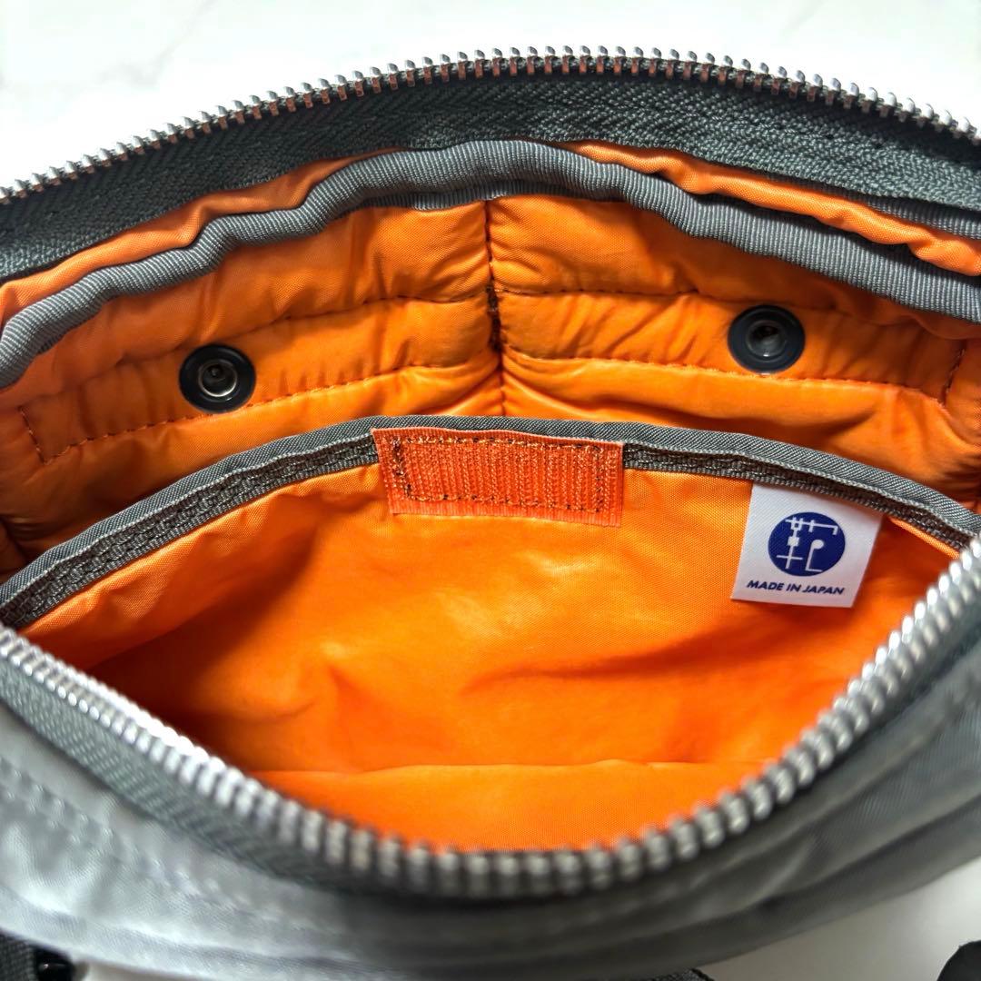 新品同様⭐︎ポーター ショルダー ボディバッグ タンカー 廃盤 希少シルバーグレー