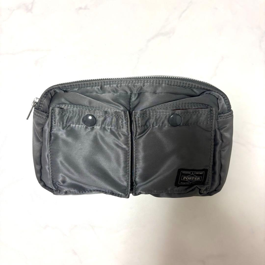 新品同様⭐︎ポーター ショルダー ボディバッグ タンカー 廃盤 希少シルバーグレー