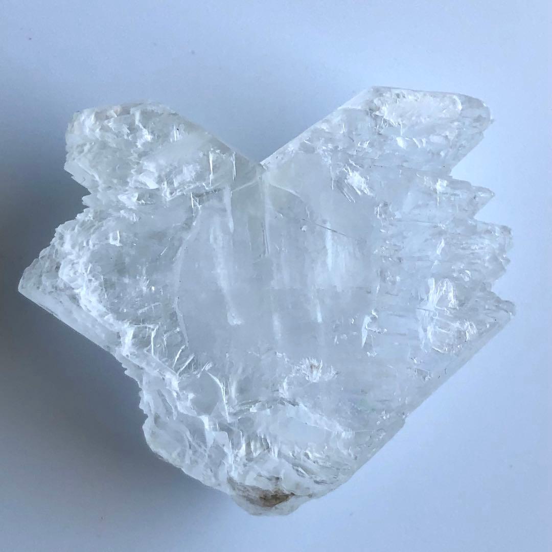 フィッシュテール　セレナイト　天然石　原石　クリスタル　アイリスクォーツ　虹