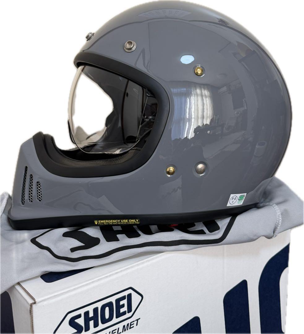 SHOEI ショウエイEX-ZERO バサルトグレー　Lサイズ 専用ゴーグル付
