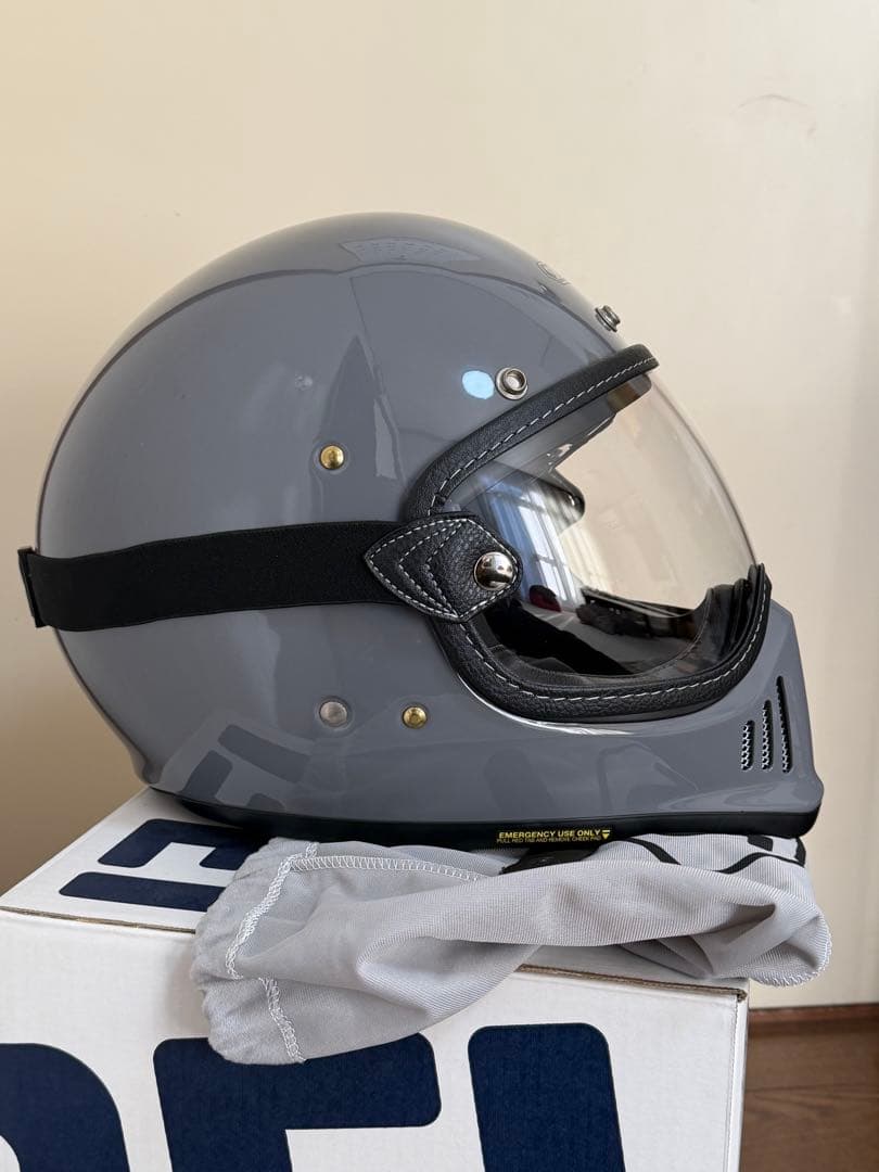 SHOEI ショウエイEX-ZERO バサルトグレー　Lサイズ 専用ゴーグル付
