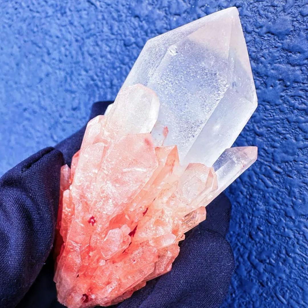 爆アレ❗️可愛いピンク♡超綺麗マダガスカル産パイナップルピンククラスターA1417