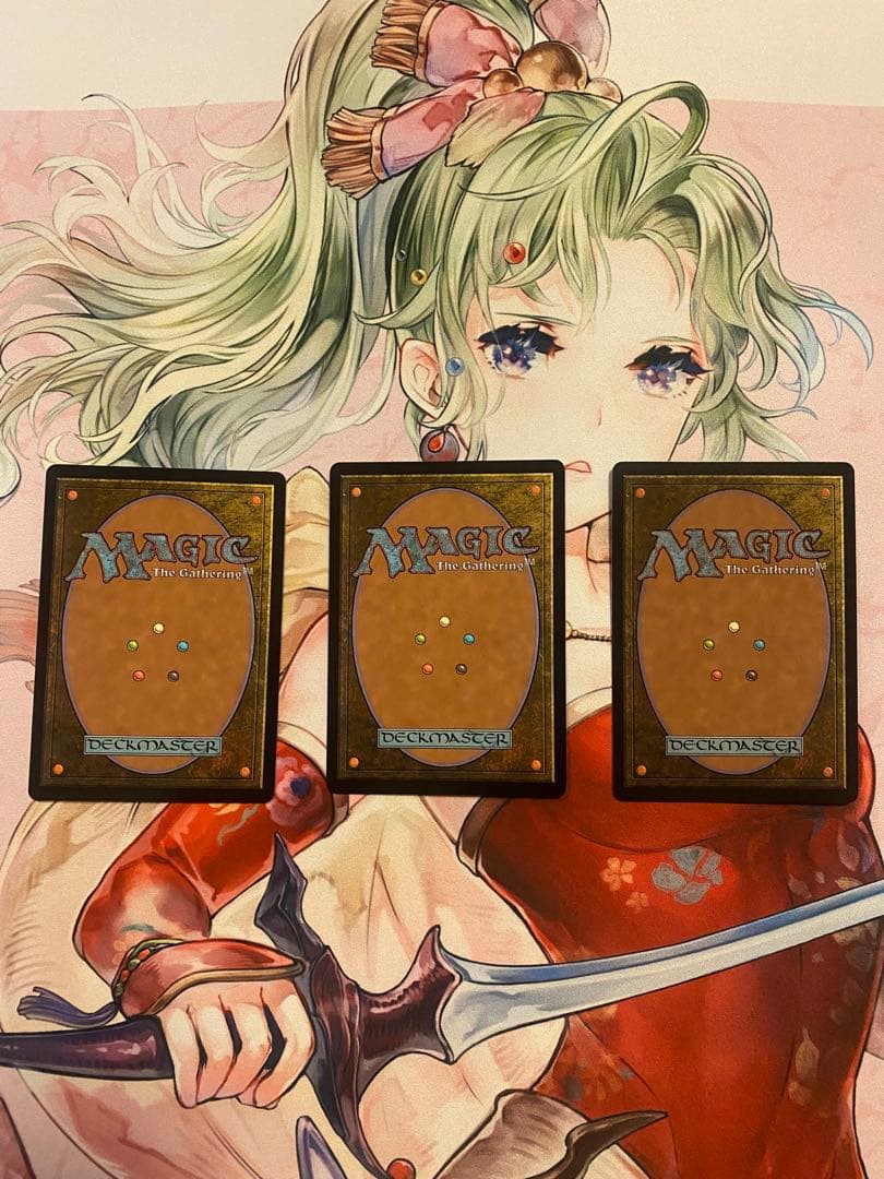 MtG 並外れた語り部 foil ローウィンの昏明2枚と通常盤1枚合計3枚です。