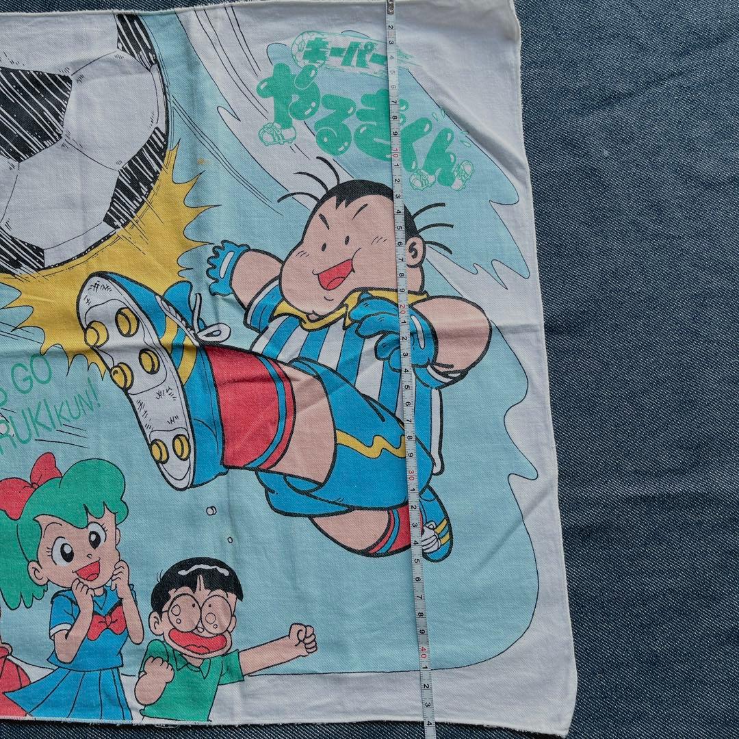 昭和 レトロ ハンカチ お弁当包み マット はぎれ キーパーやるきくん