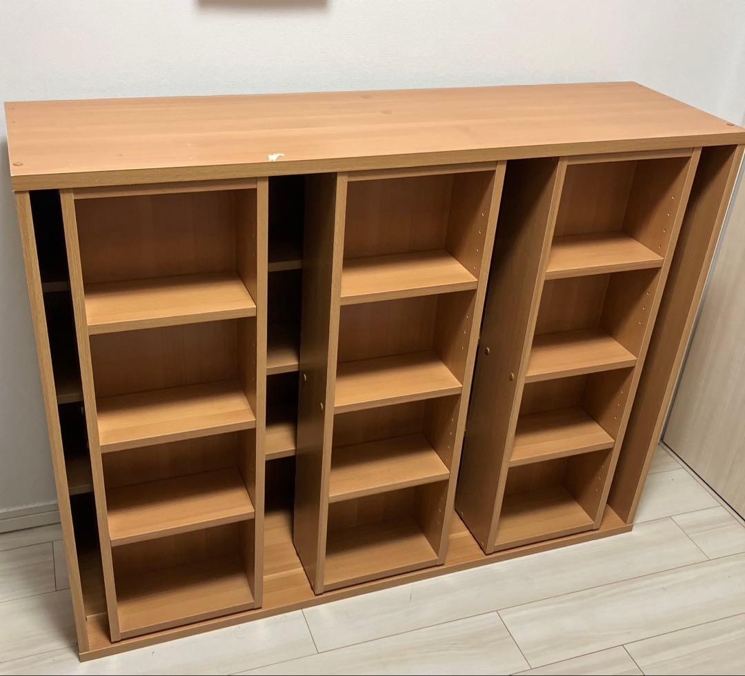 Y*o様 本棚　スライド収納棚　大容量　マンガ500冊以上収納可
