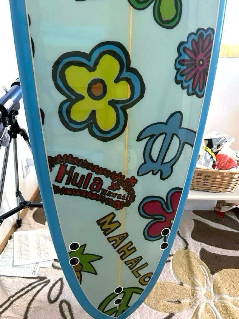 Hula Hawaii サーフボード　6、6 美品　インテリア