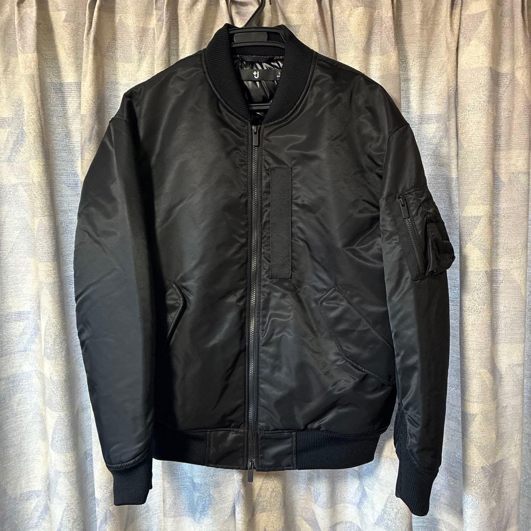 【+J2026復刻】ユニクロハイブリッドダウンオーバーサイズ　MA1 サイズL