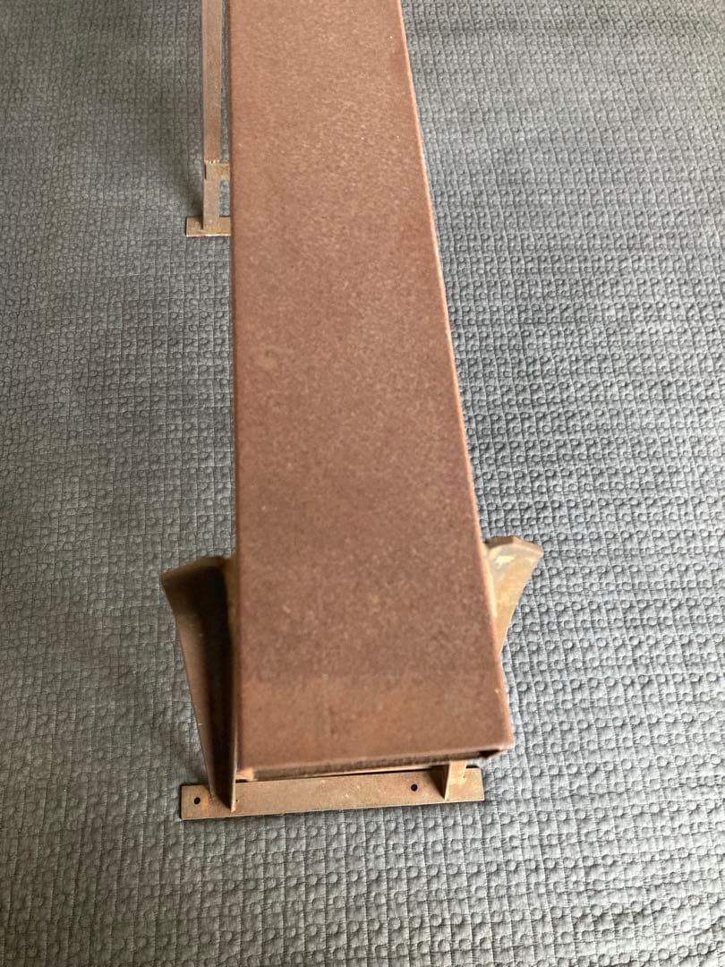 錆鉄　作業台　鉄柵　車止め　鉄棚　古鉄　超メルカリ市中　20000→18000