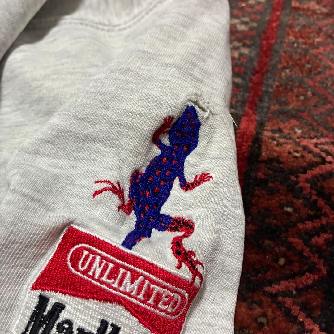 90S 襤褸 フェード マルボロ リザード スウェット XL