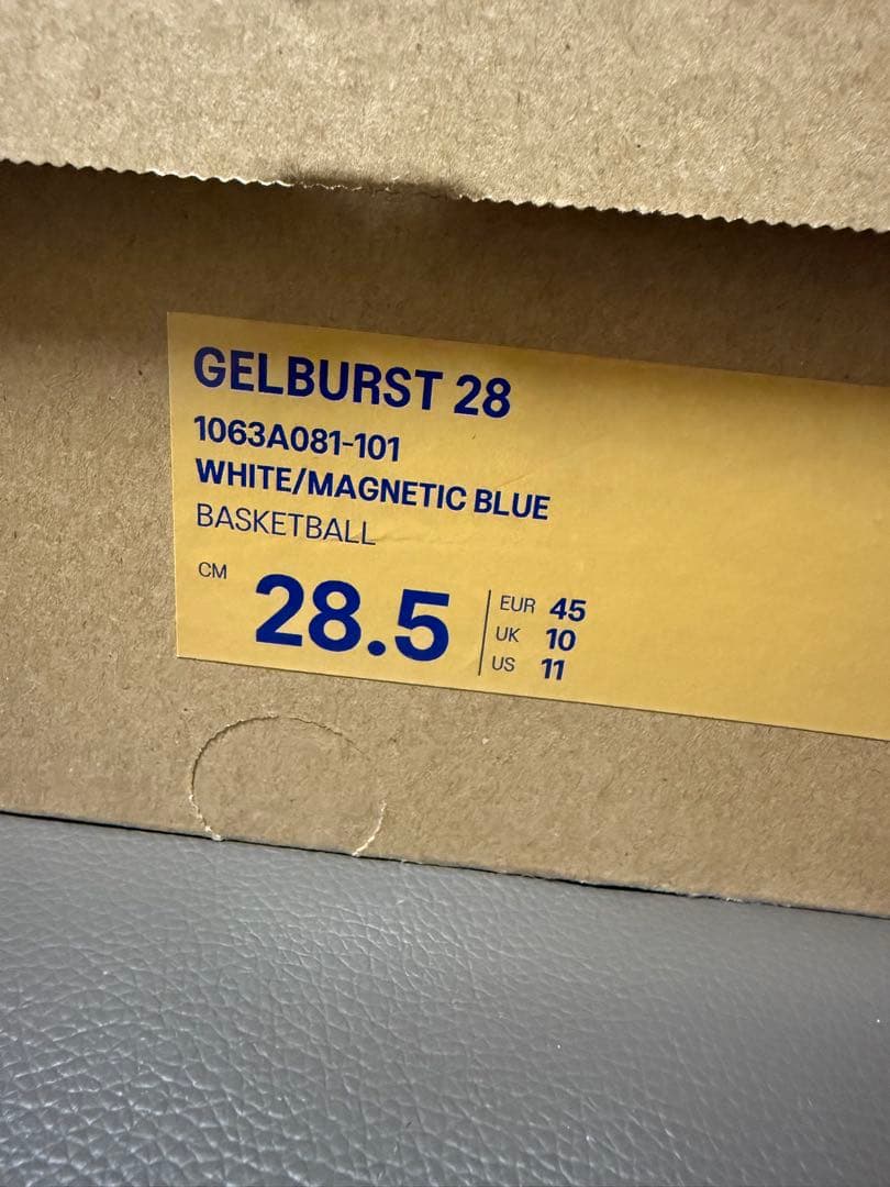 asics ゲルバースト28 28.5cm