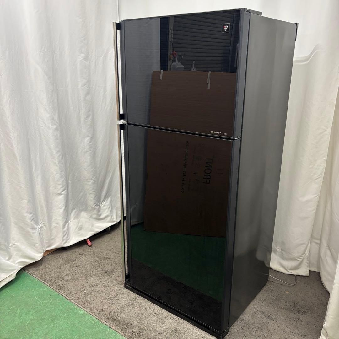 5　SHARP　冷蔵庫　500-600ℓ　大容量　黒　右開き　設置無料　安い‼️