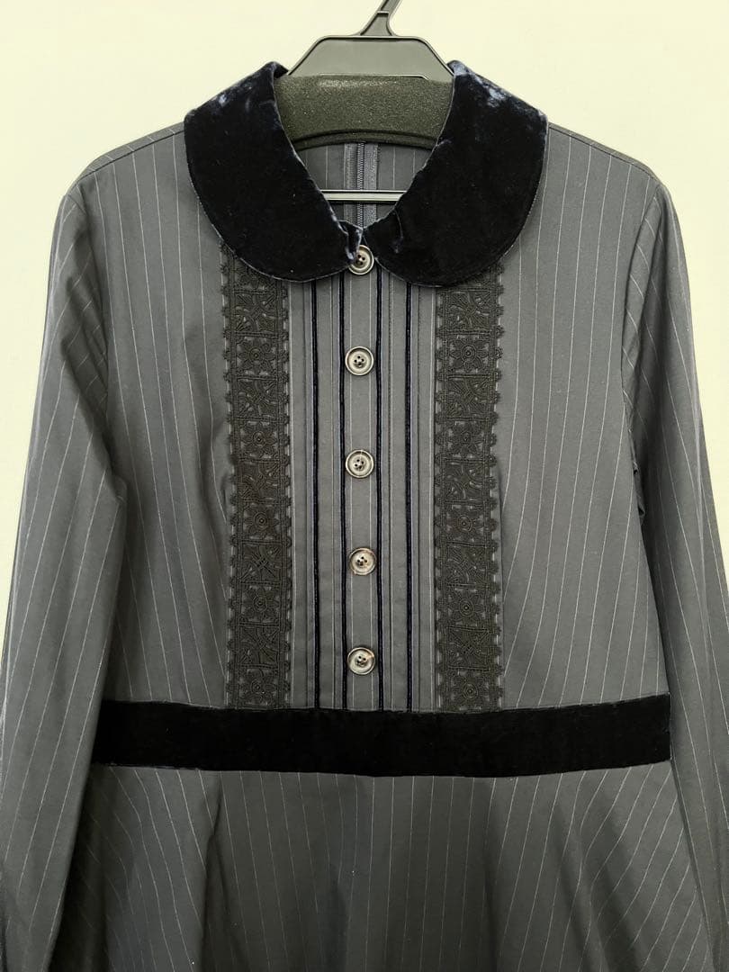 ジェーンマープル☆Compact twill&velvetワンピース