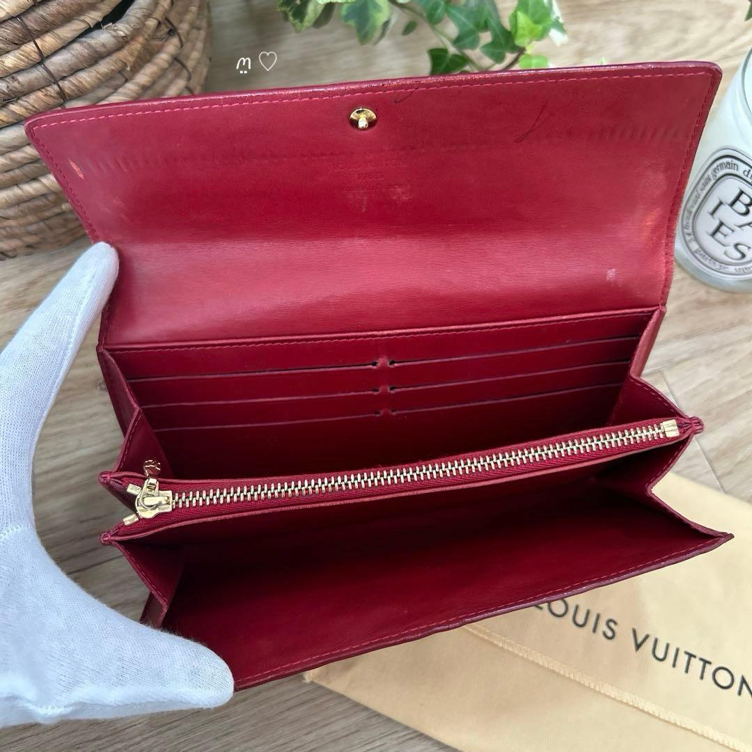 LOUIS VUITTON　ルイヴィトン　ヴェルニ　ポルトフォイユ・サラ　長財布