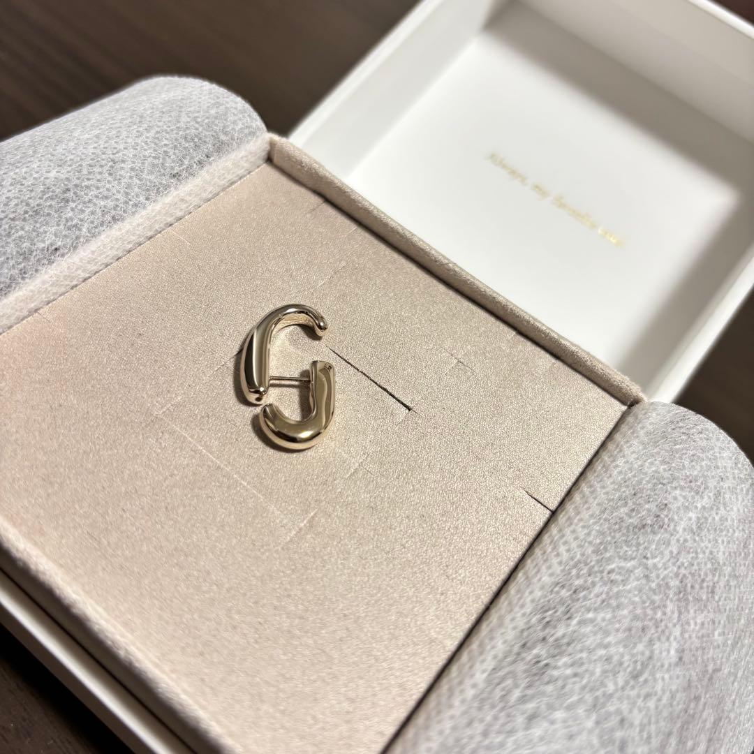 ete フローピアス ロウブラウン 片耳用