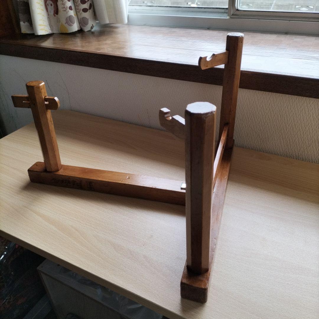 締太鼓　テレン台　バチ2本付　中古品②