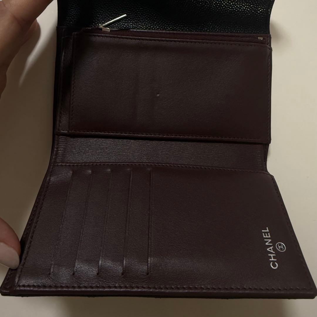 CHANEL マトラッセキャビアスキン　財布