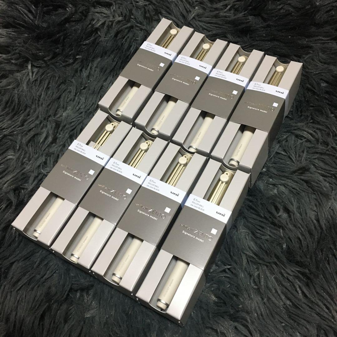 ユニボールゼント シグニチャーモデル ZENTO シャンパンゴールド 8本