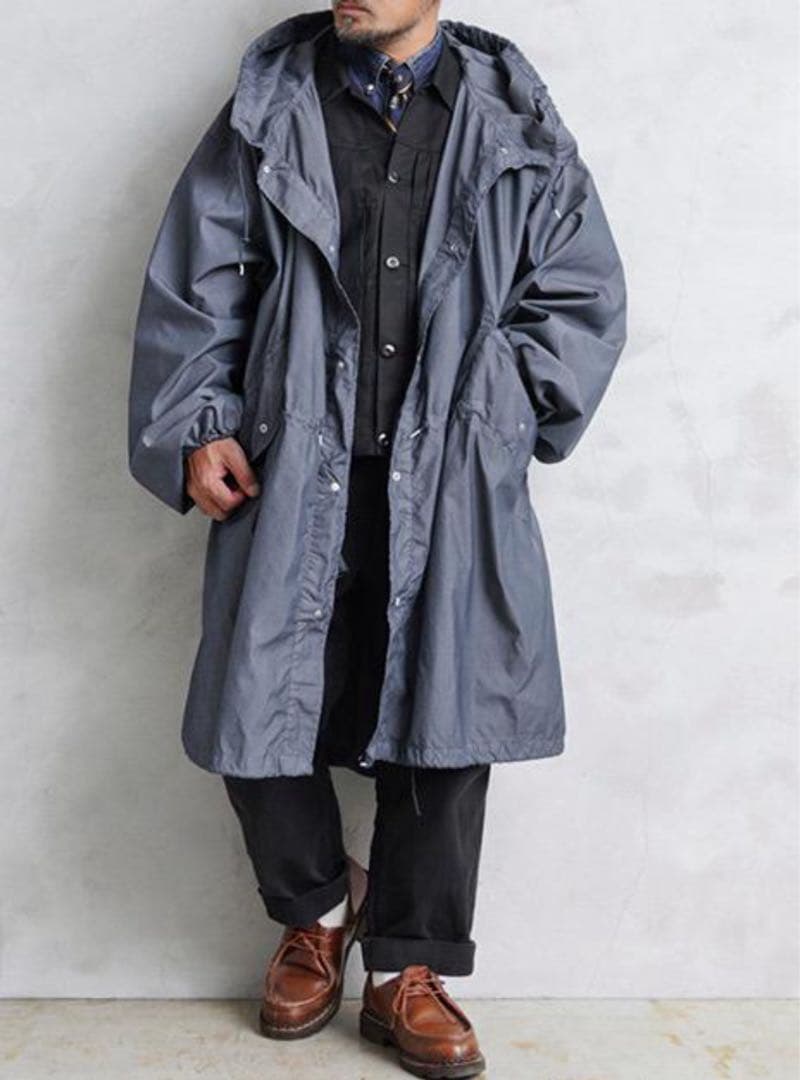 80'sデッドストック/アメリカ軍/スノーカモ モッズパーカー/ネイビー染