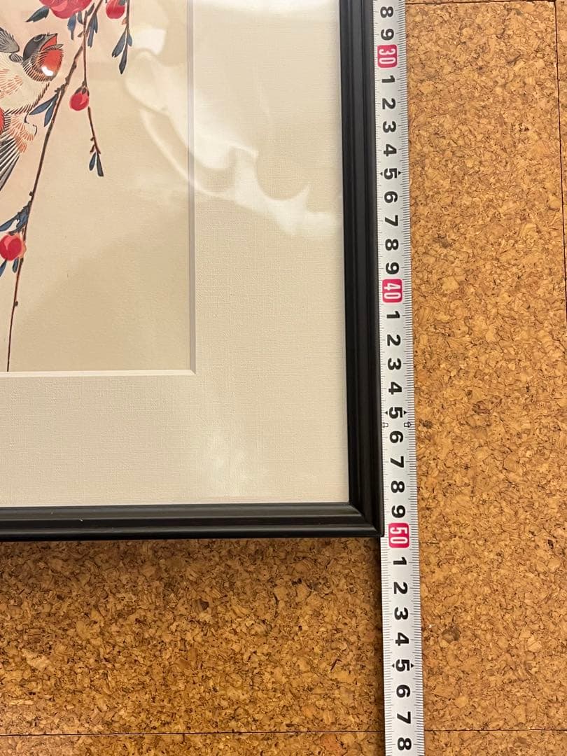 歌川広重 月夜桃に燕 月に雁 版画 浮世絵 アダチ版画研究所 2点セット