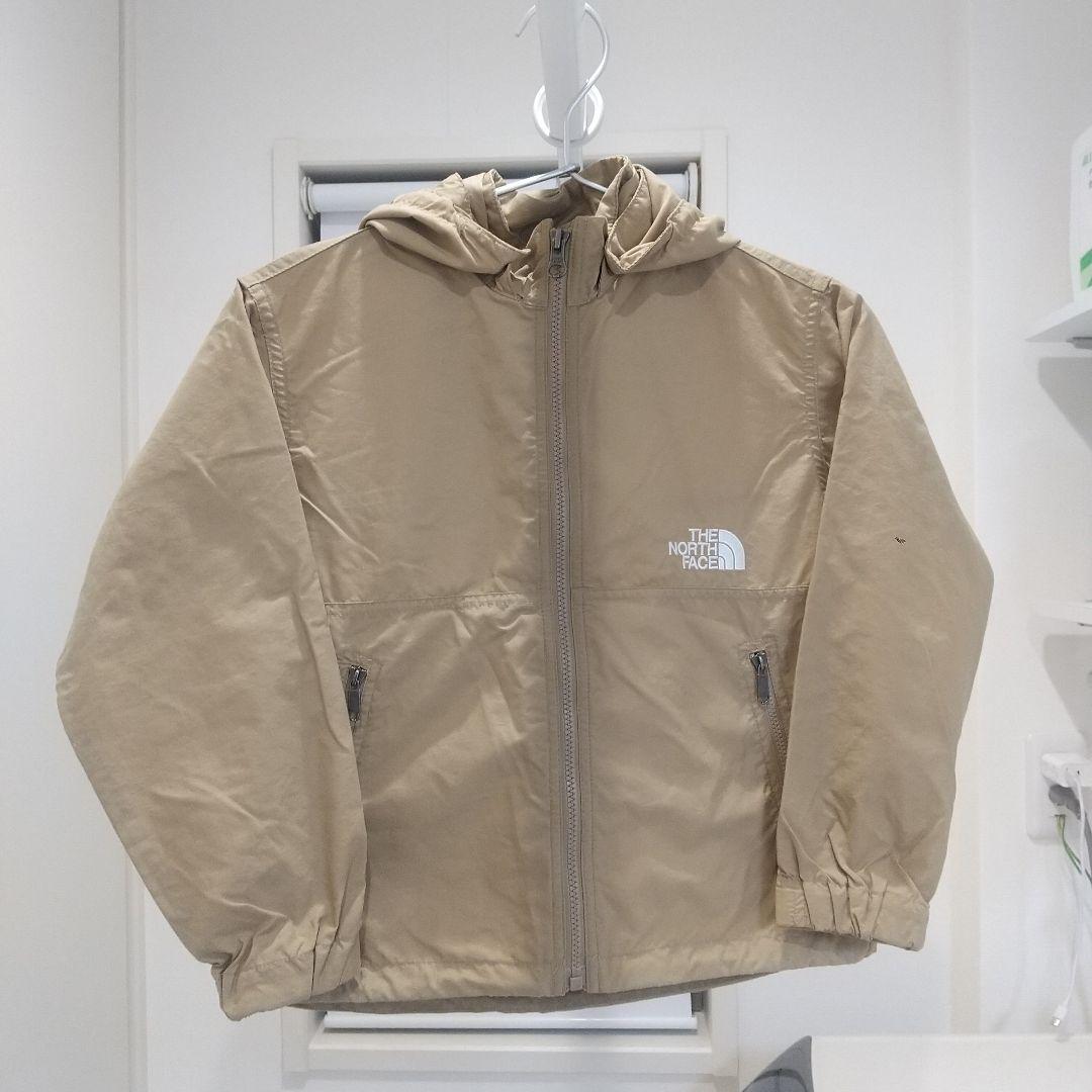 THE NORTH FACE ベージュフードジャケット - メルカリ