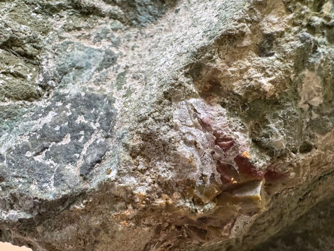 大型 下仁田 菊花石 菊寿石 鑑賞石 水石 自然石 盆石 盆栽 木製台座付き