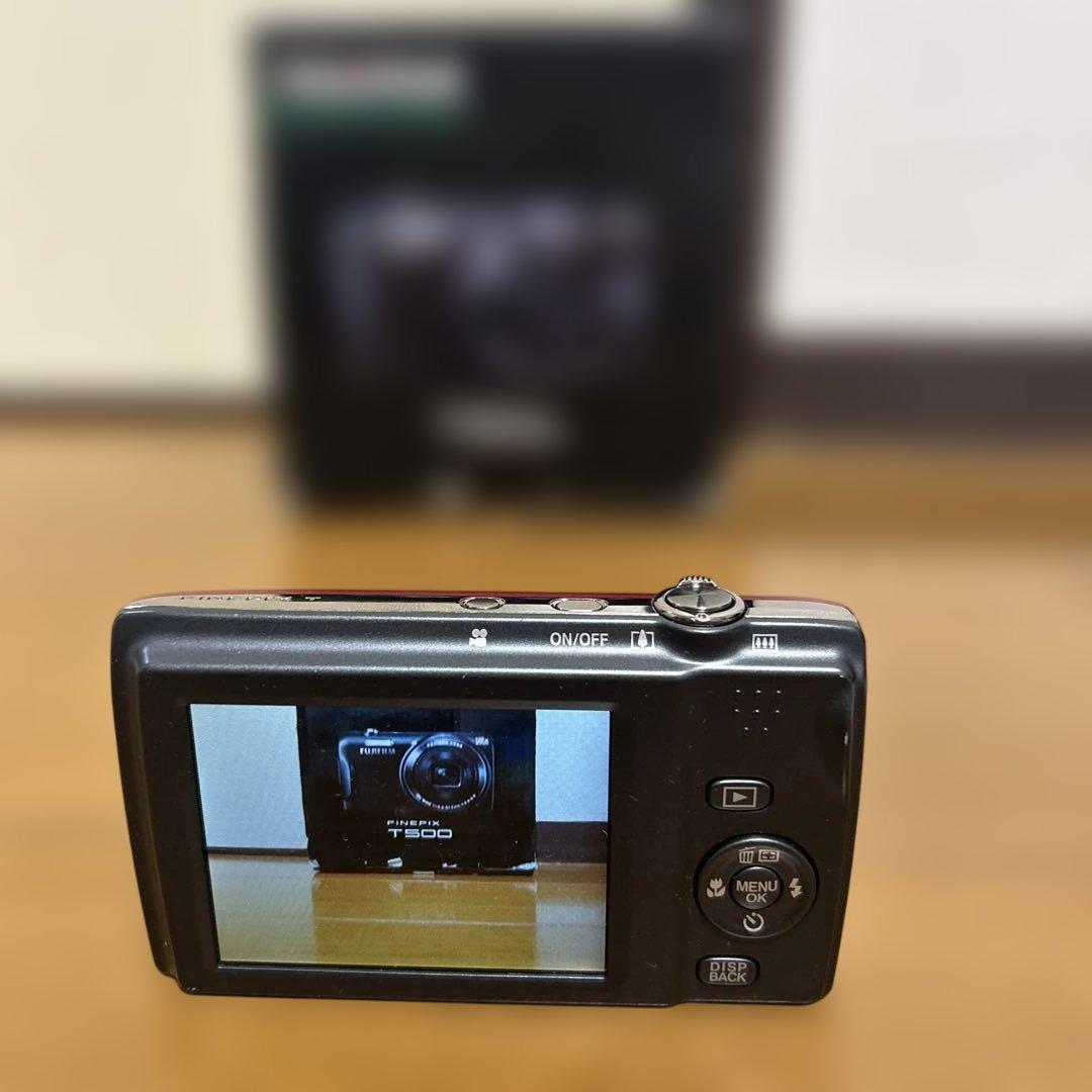 FUJIFILM FinePix T500 レッド 本体と付属品