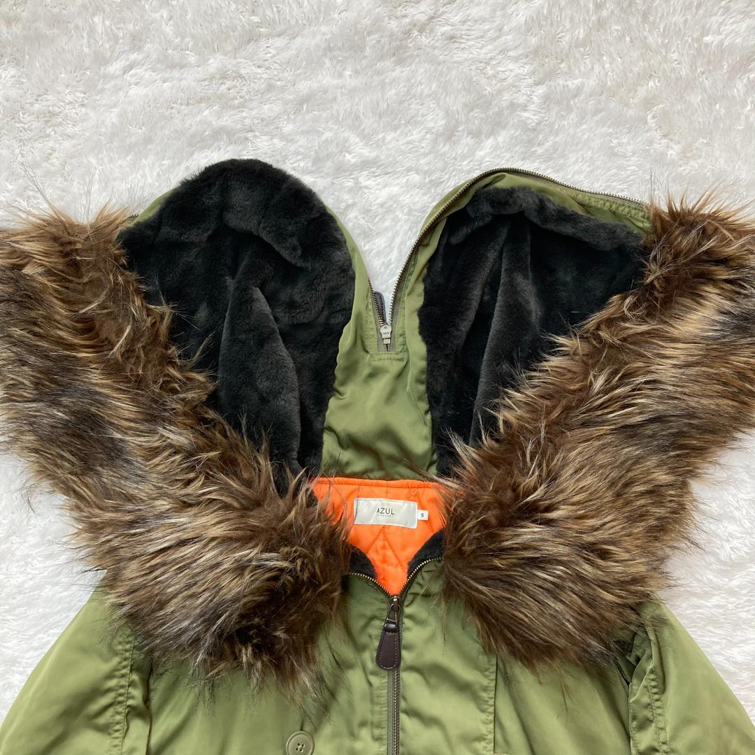 00s y2k 短丈 N2B フライトジャケット S ファー付フード ショート丈