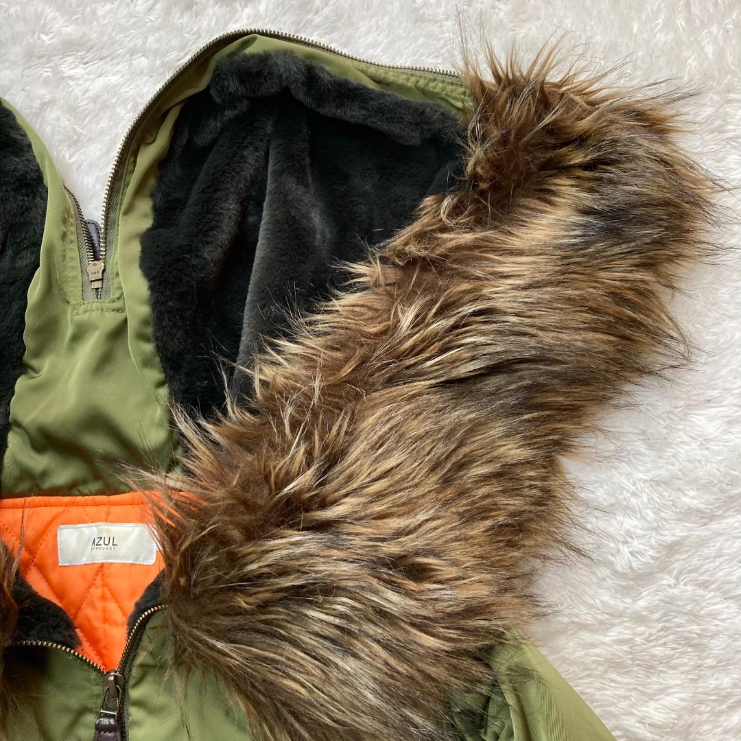 00s y2k 短丈 N2B フライトジャケット S ファー付フード ショート丈