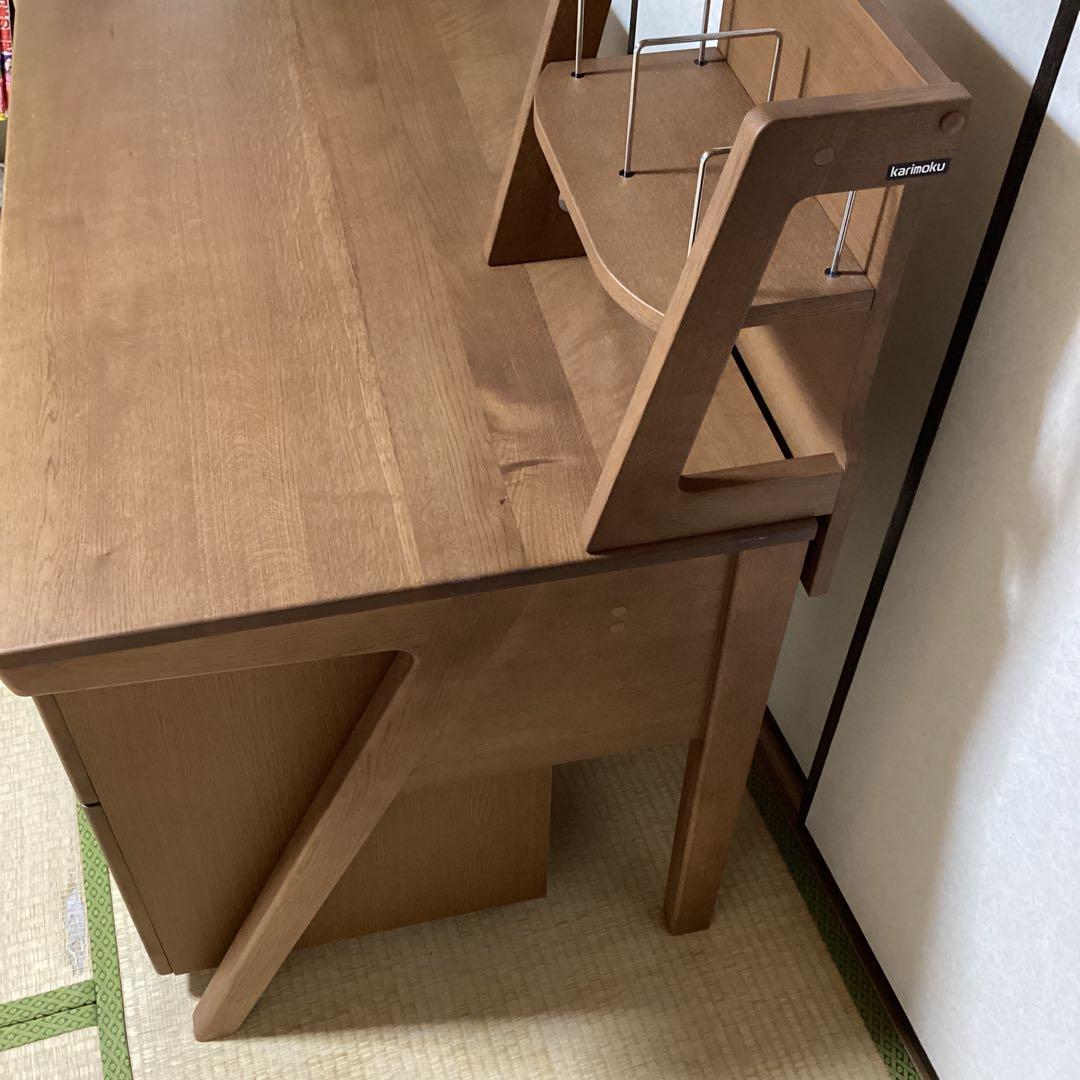 ①デスク本体　カリモク家具　ピュアナチュール　学習机
