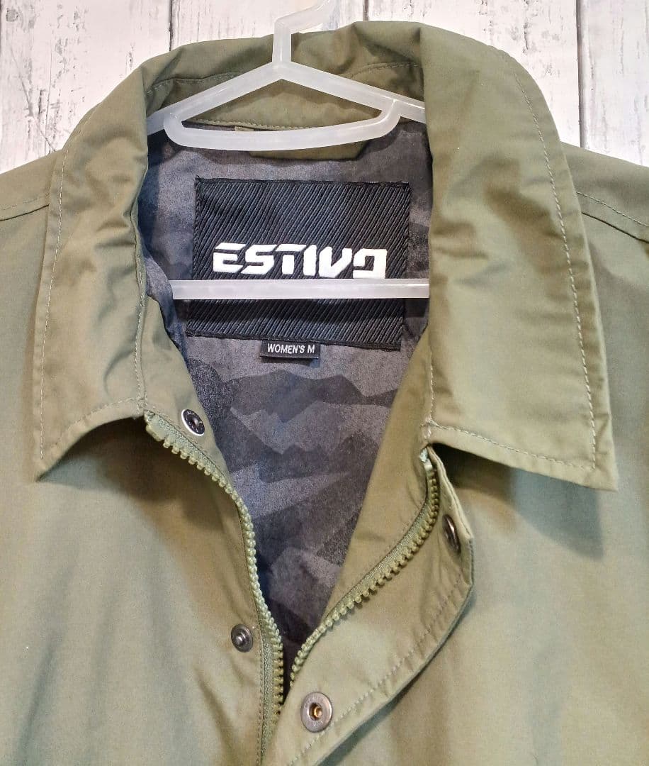 美品⭐廃盤人気商品⭐エスティボ コーチジャケット カーキ スノボ Mサイズ