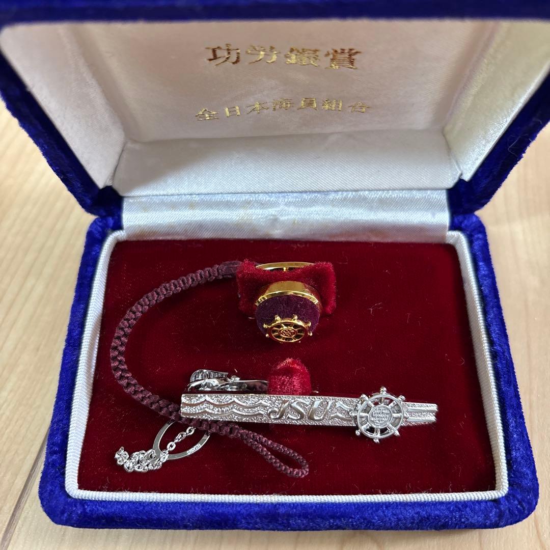 海員特別功労銀賞 タイピンセット - メルカリ