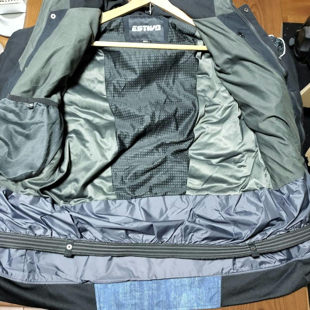 ESTIVO エスティボ スノボジャケット メンズL デニム調 耐水