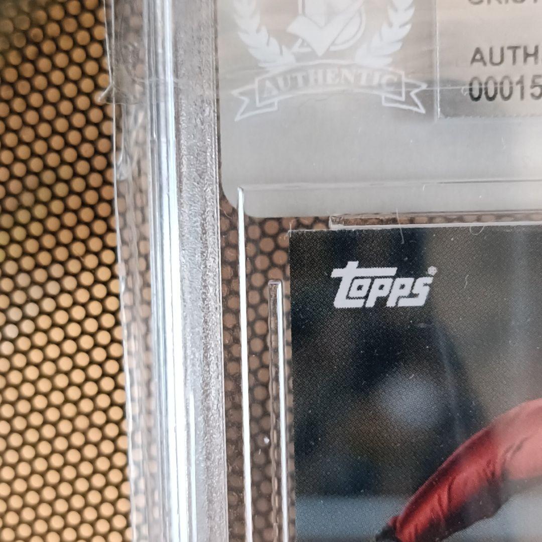 クリスティアーノ・ロナウド／直筆サインカード／TOPPS／RCルーキー