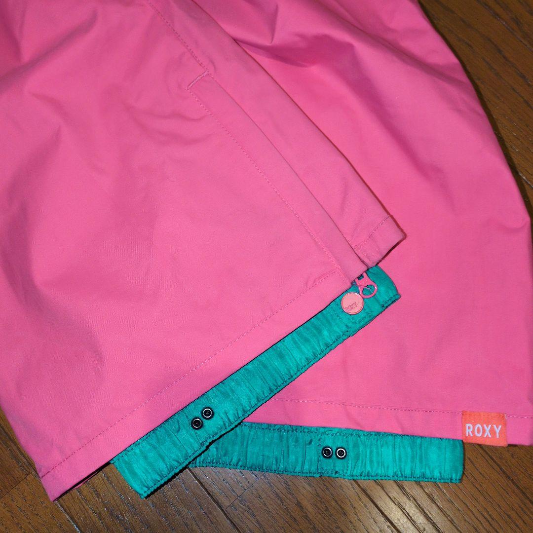 こ*ず様 ROXY　スノボウェア　上下セット　Ｍ　ドット　ブラック　ピンク