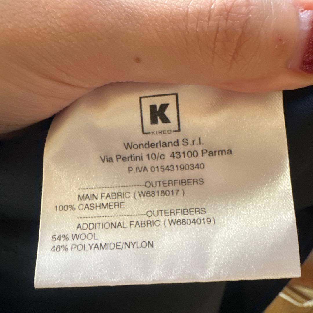 美品 KIRED★100%カシミヤコート メンズ