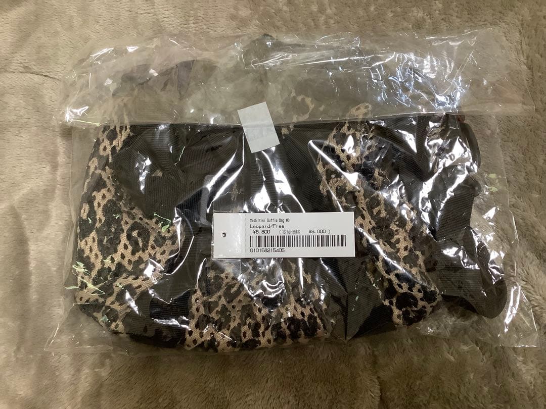 Supreme ヒョウ柄 メッシュバッグ