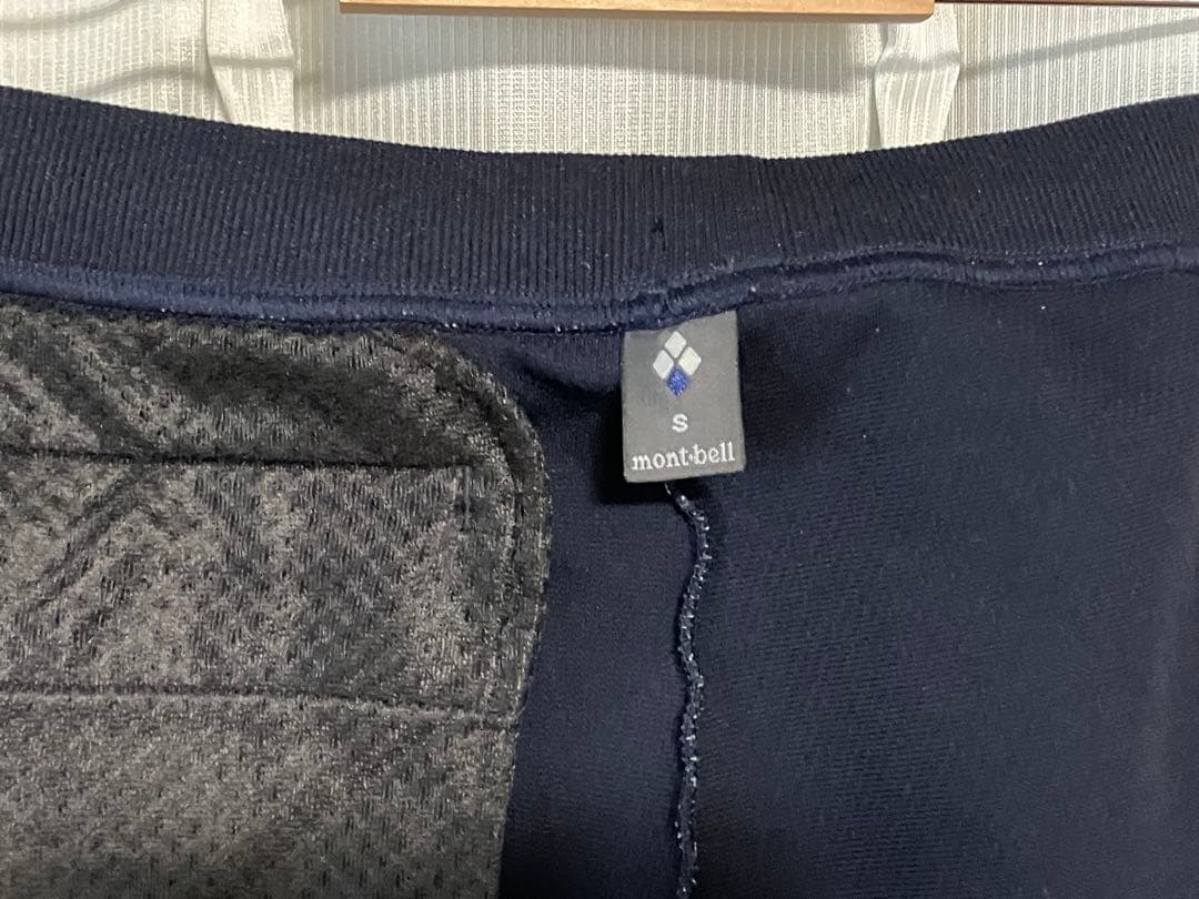 montbell モンベル マウンテンジャージ 上下 セットアップ S ネイビー