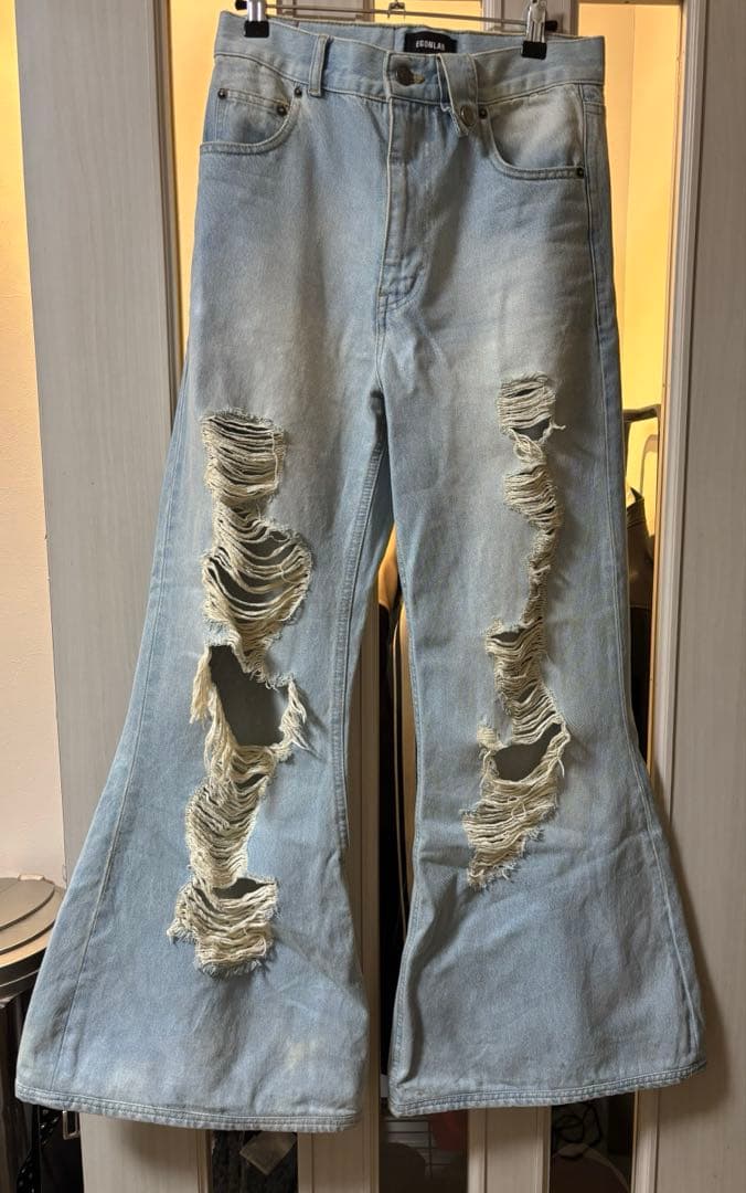 egonlab アトミックダメージデニム S 最終値下げ タグあり