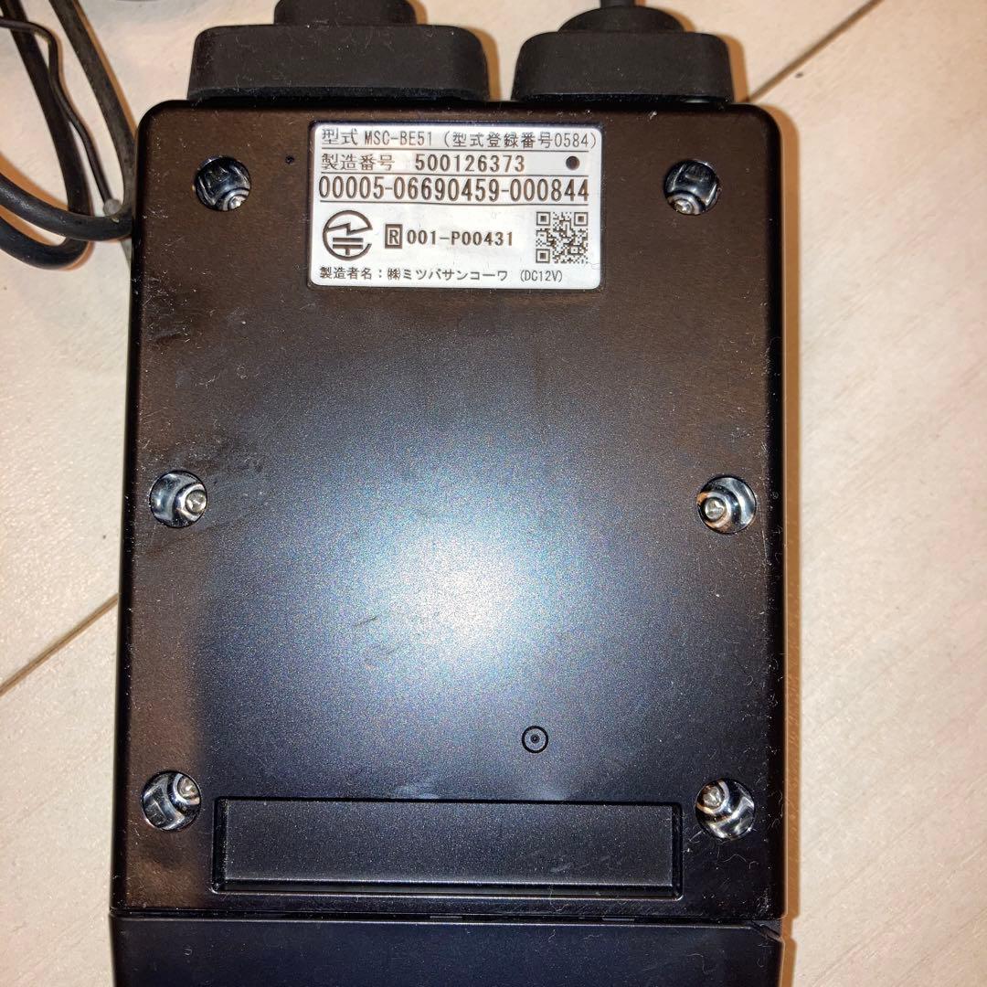 MSC-BE51 MITSUBA ミツバサンコーワ ETC バイク用 二輪用