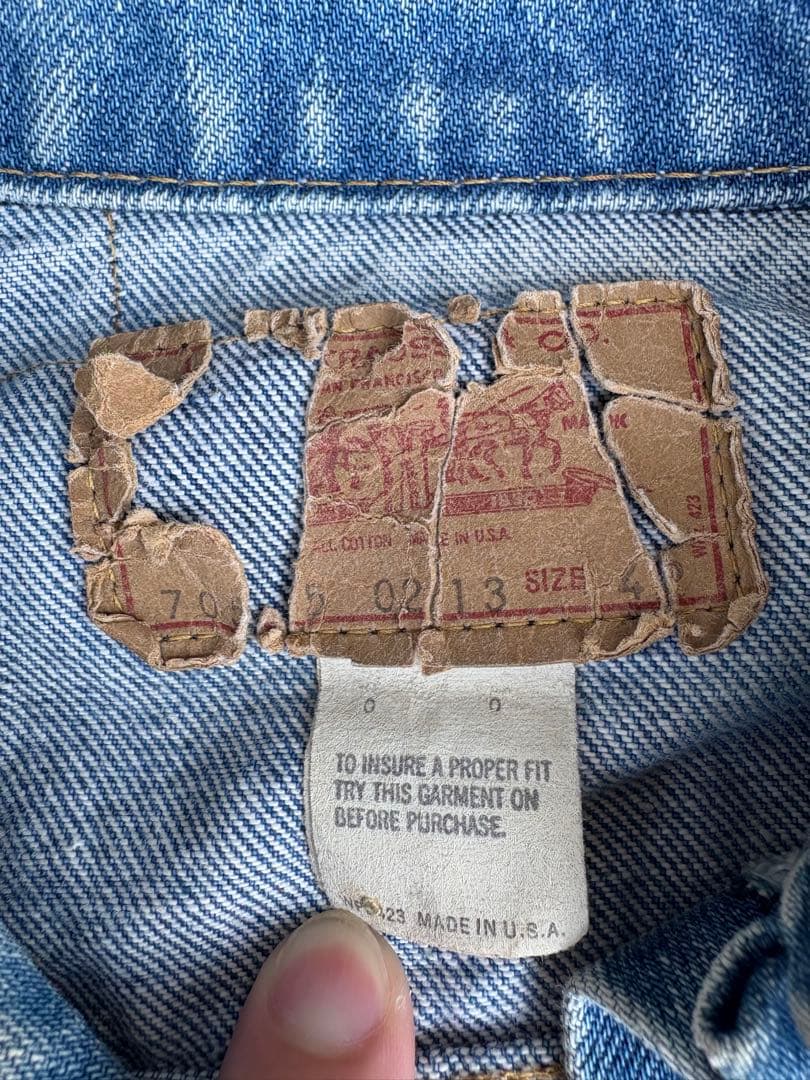 70s Levi's 70505 デニムジャケット USA製　ビンテージ