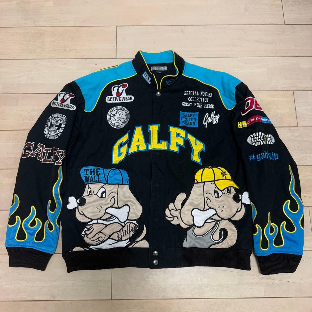 ガルフィー 走り屋ジャケット ブルゾン 刺繍 レーシングジャケット