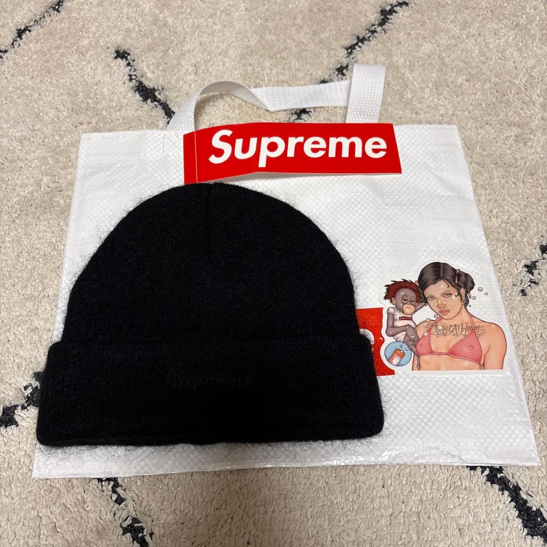 帽子 25FW Supreme Mohair Beanie \"Black\"