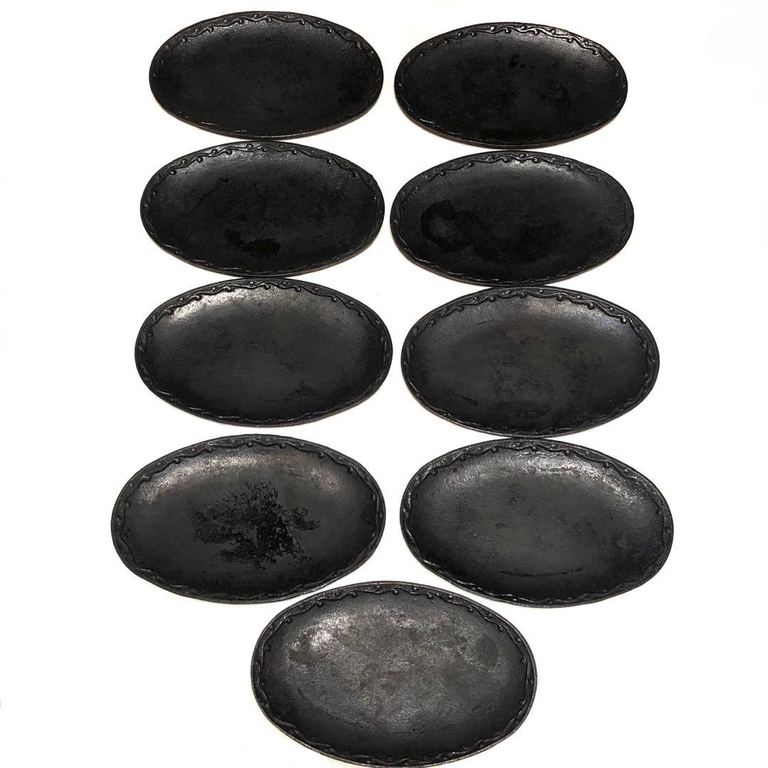 □ステーキ皿 9客セット□店舗用品・業務用・レストラン・食堂・居酒屋